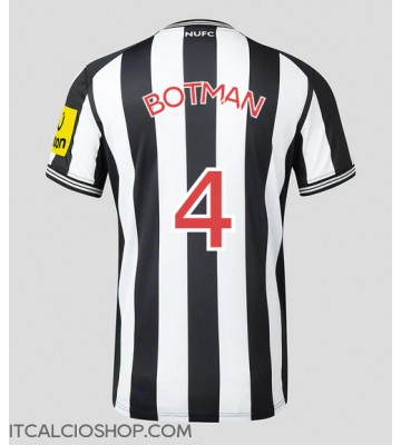 Newcastle United Sven Botman #4 Prima Maglia 2023-24 Manica Corta